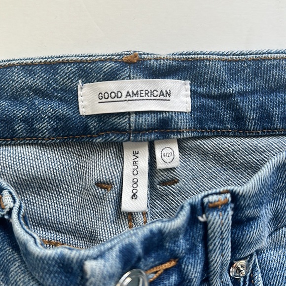 Good American Jeans Good Curve size 4/27 medium wash denim - Picture 3 of 9